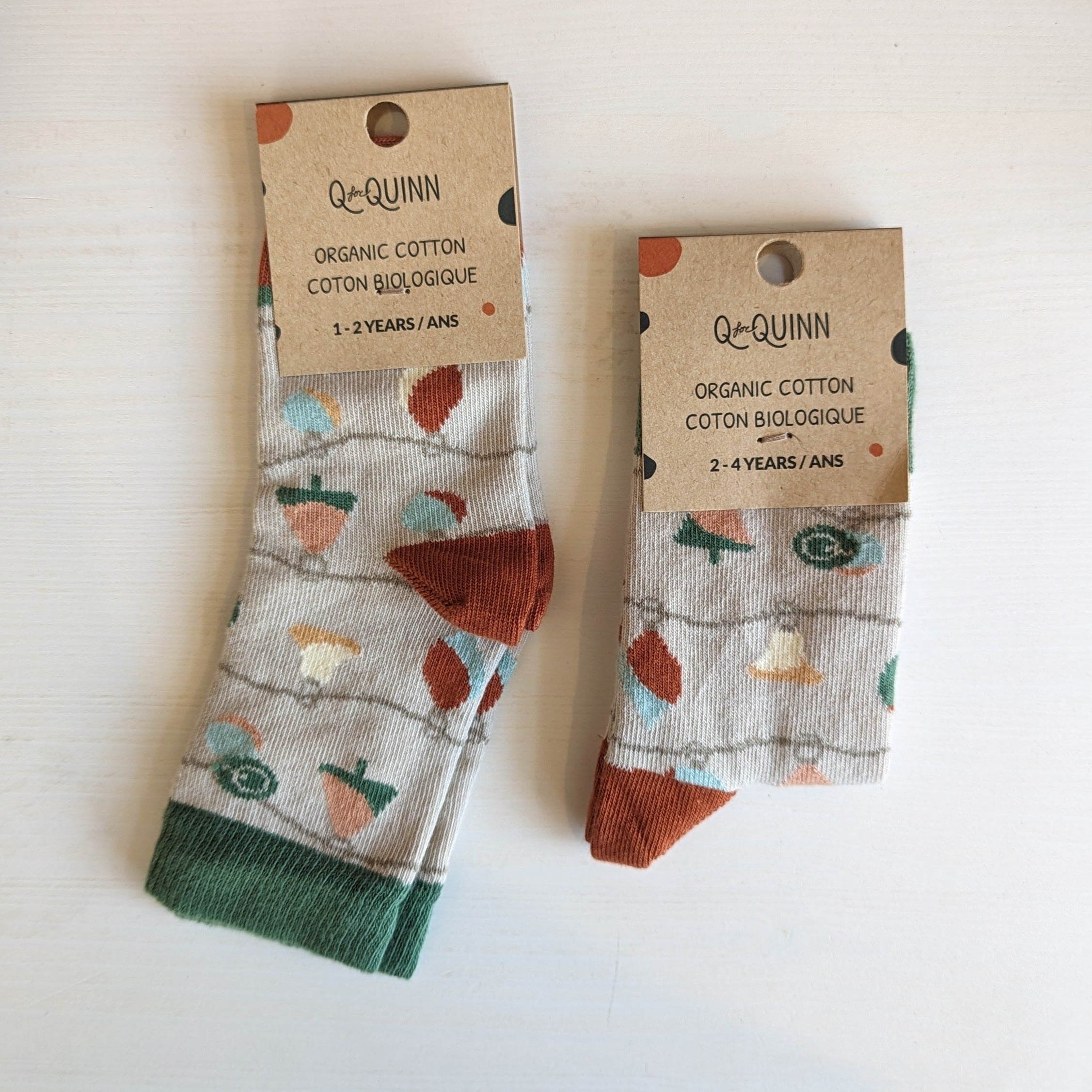 Holiday Ornaments - Organic Toddler Socks – Silver Antelope