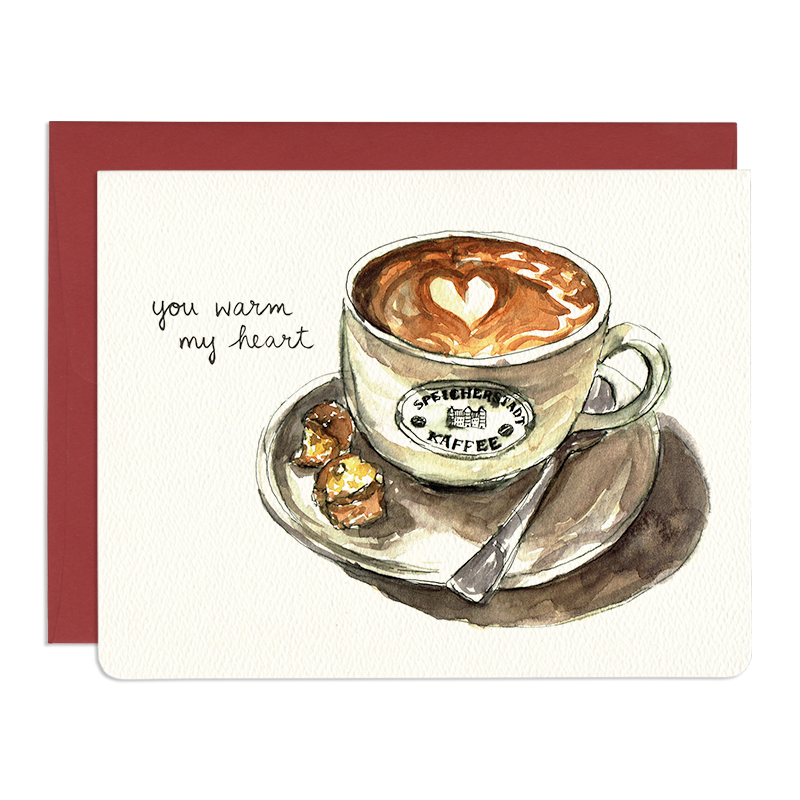 You Warm My Heart Card