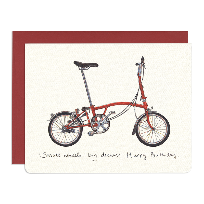 Small Wheels Big Dreams Card