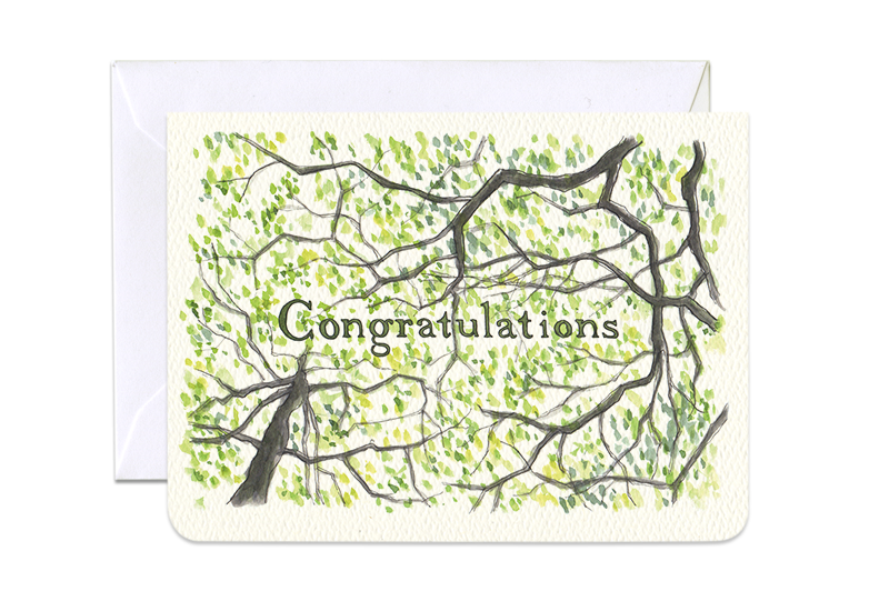 Congratulations Gleditsia Mini Card