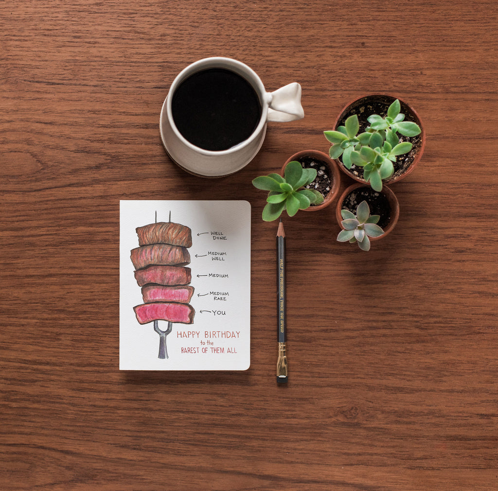 Happy Birthday to the Rarest of Them All - Birthday Card – Silver Antelope