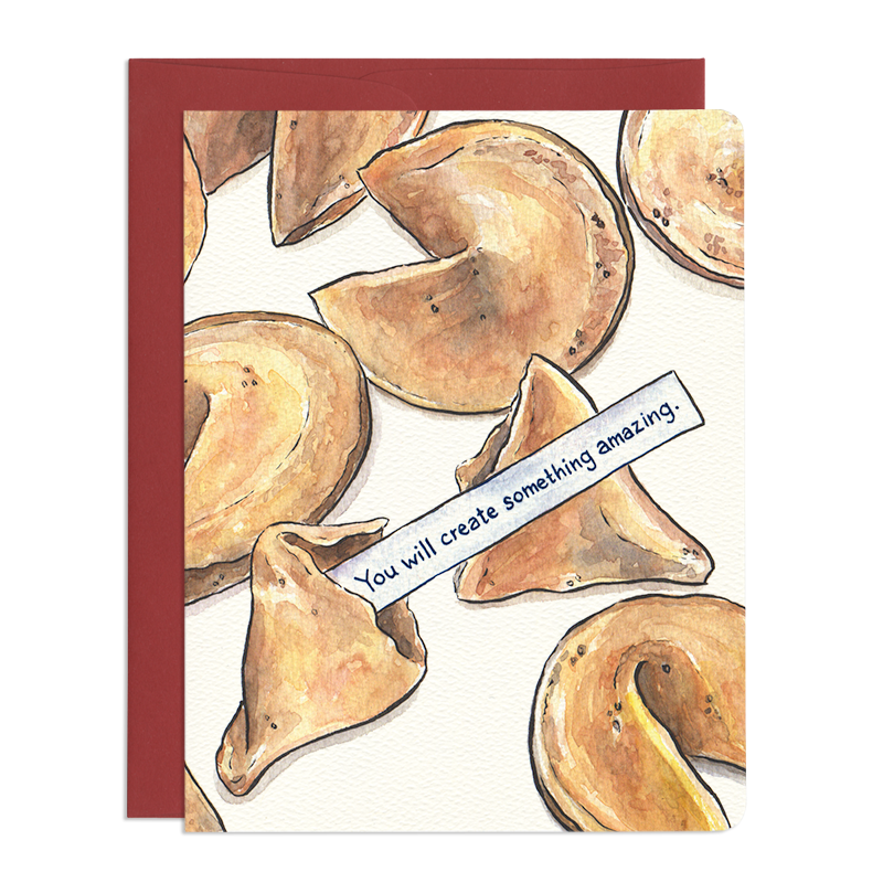 Smart Cookie - Funny Fortune Cookie Greeting Card