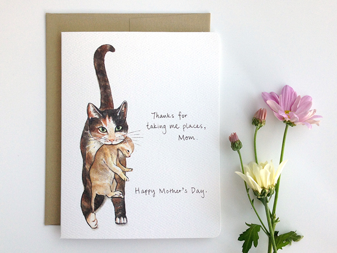 Cat Mom Card