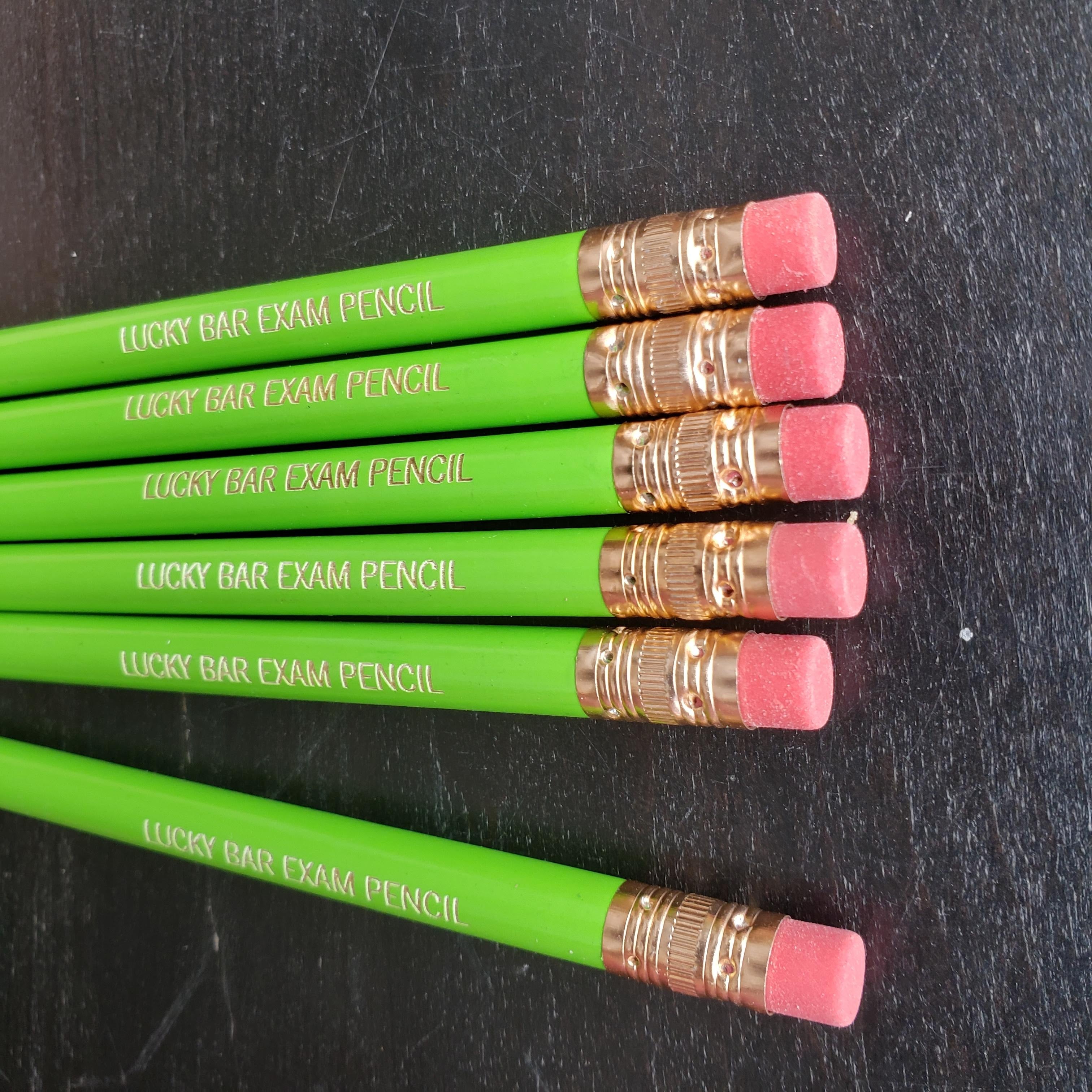 Lucky Bar Exam Pencil Set 6 Engraved Pencils. Stars. Future Lawyer, These  Are for You. Stocking Stuffer for Future Lawyers 