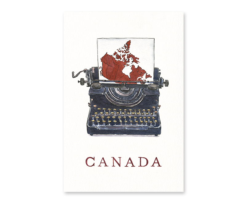 Canadian Typewriter Post-Card