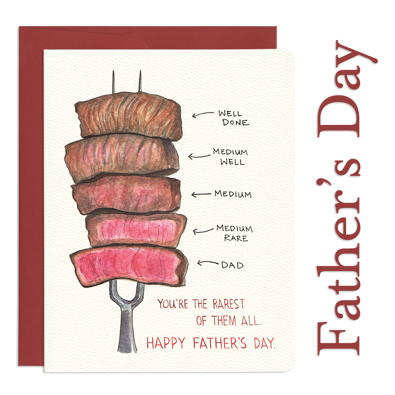 Rarest of Them All Father's Day Card – Silver Antelope