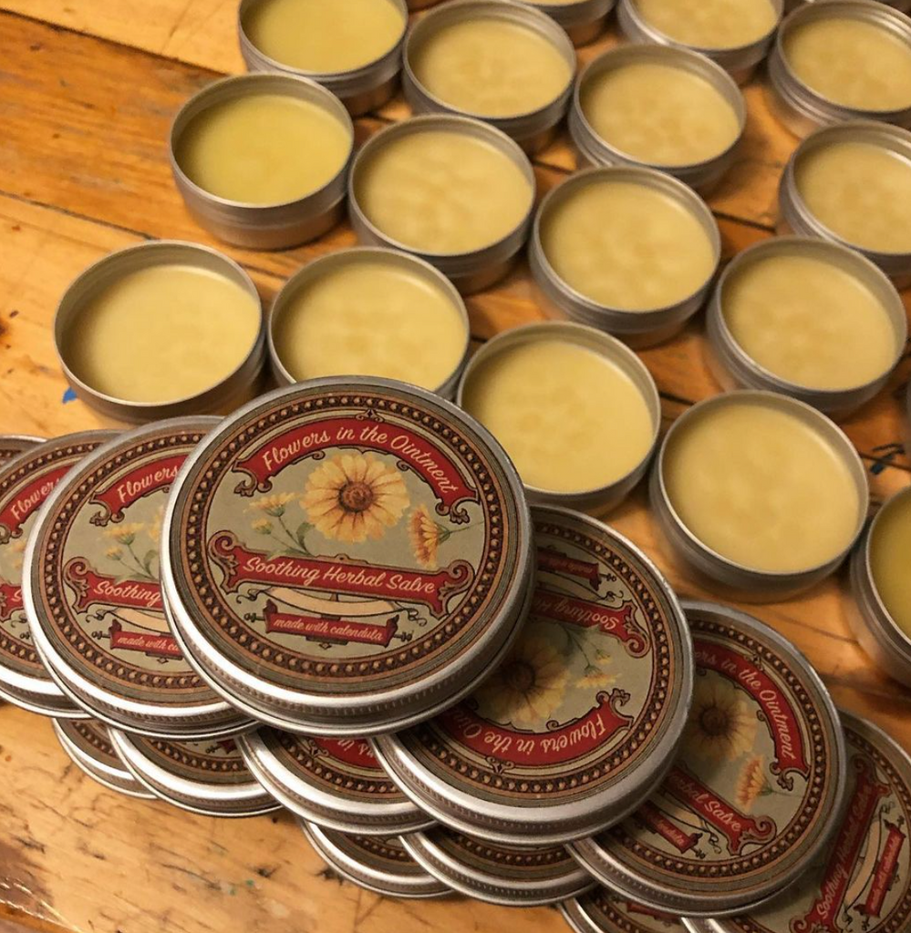 This all-natural, organic herbal salve from Toronto's Flowers in the Ointment is a great skin conditioner and can treat diaper and skin rashes, insect bites, and more.