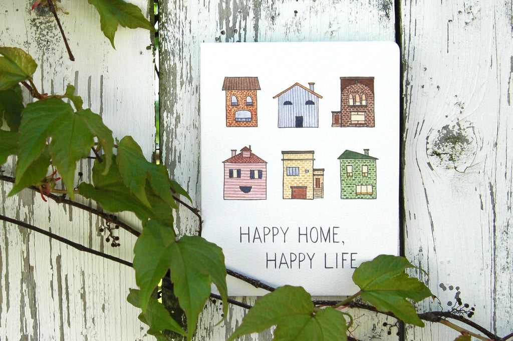 Happy Home - Heartwarming Housewarming Greeting Card