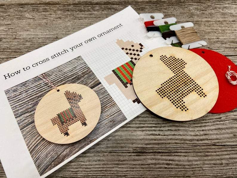 Gingerbread Ball - DIY Stitched Ornament Kit – Kiriki Press